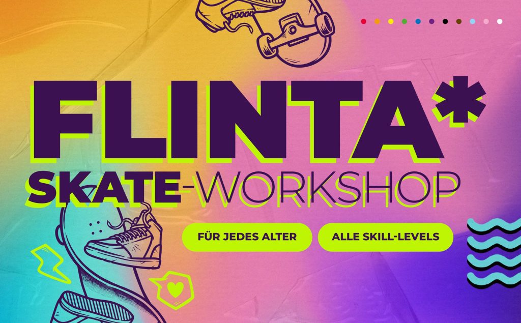 FLINTA* Skate-Workshop mit QueerKastle & Rollbrett